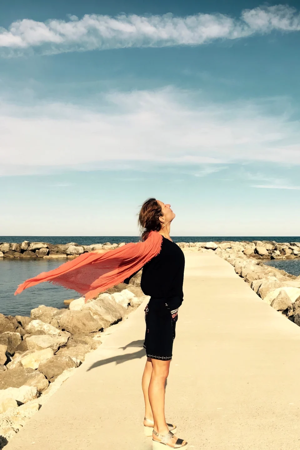 Nadja Treier am Meer