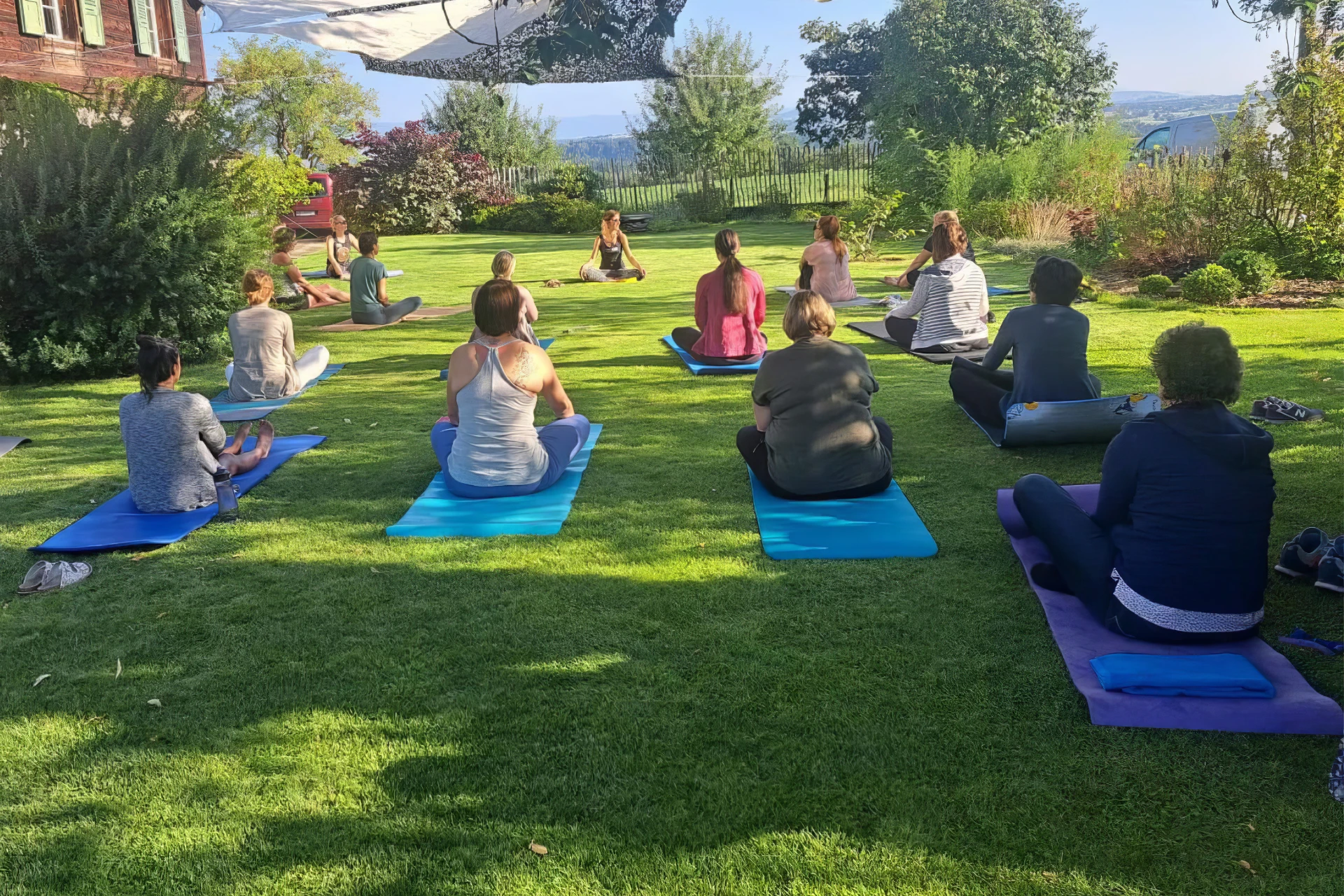 Yogaklasse Outdoor